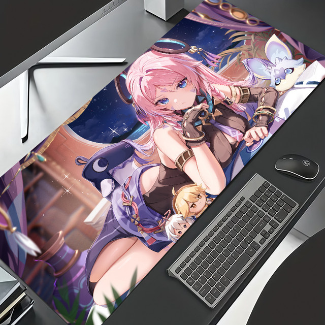 Genshin Impact Citlali Mauspad Multicolor rutschfest und verdickt für Gaming und Büro - Bild 1