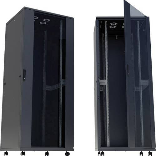 Intellinet 19 Zoll Netzwerkschrank Schwarz RAL 9005 B/T/H: 80 x 80 x 205,7 cm, 42 HE - Bild 1