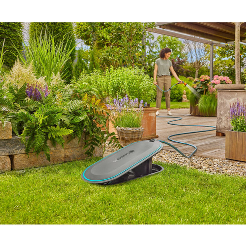 GARDENA Schlauchbox RollUp in Grau/Bunt, Maße B/T/H: 70 x 33,5 x 48,5 cm - Bild 4