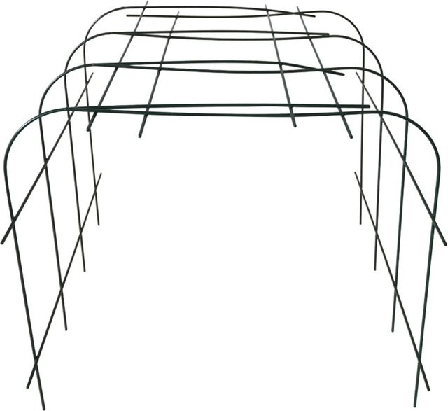 Bellissa Pflanzenstütze Annabelle Rankhilfe aus Metall in Grün, 2er-Set, Höhe: 65 cm - Bild 1