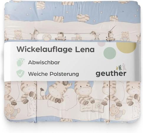 Wickelauflage Geuther Lena in Multicolour mit erhöhtem Rand, B/T: 85 x 75 cm