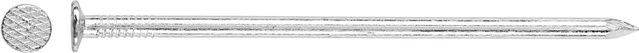 LUX-TOOLS Drahtnagel Flachkopf verzinkt Silber Durchmesser: 4,2 mm, Länge: 120 mm, 1 kg - Bild 1