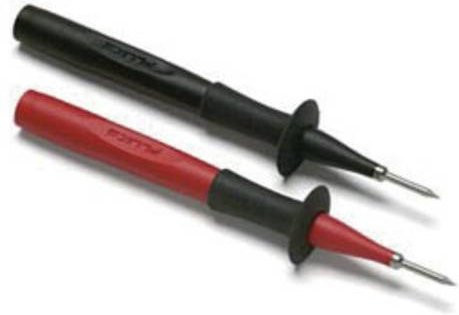 Fluke TP220-1 Sicherheits-Prüfspitzen-Set mit 4mm Steckanschluss, CAT II 1000V, Schwarz und Rot - Bild 1