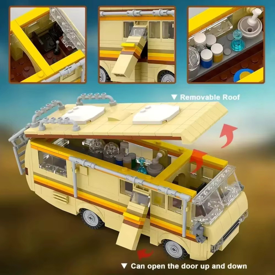 CTMA Breaking Bad Kochen Labor RV Auto, Bausteine Kit, 360 Teile - Bild 3