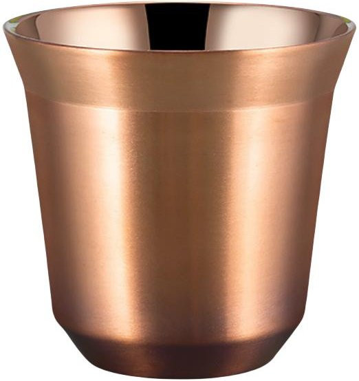 Mango Event Outdoor Camping Espressotasse aus doppelwandigem 304 Edelstahl in Braun, 80 ml - Bild 1