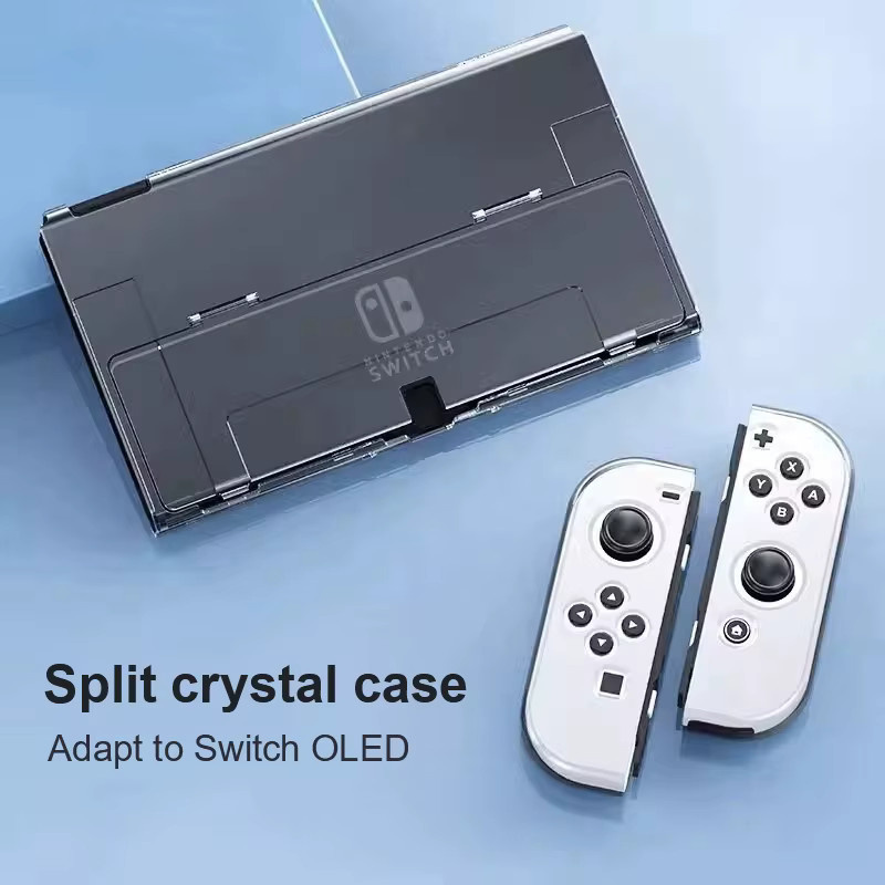 Transparente Kristallhülle im Slim Split Design für Nintendo Switch, Nintendo Switch OLED und Nintendo Switch Lite von PC - Bild 5