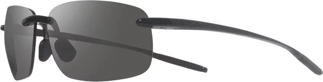 Revo Descend Pro Sonnenbrille, randlos, Wrap, Unisex, Black, Grey, Plastic - Bild 1