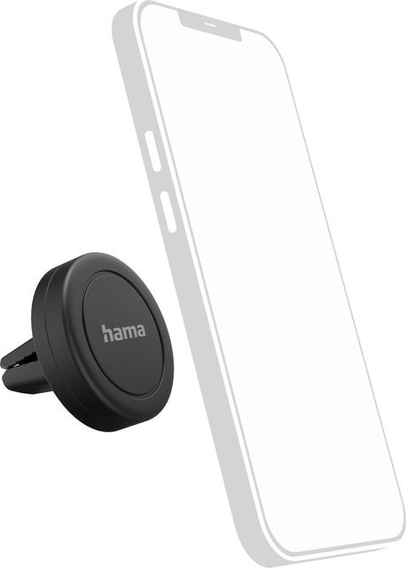 Hama Magnetische Auto-Handyhalterung für die Lüftung, 360 Grad drehbar, Universal, Schwarz - Bild 1