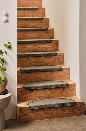 Jotex SIENNA Stufenteppich Sisal halbrund grau 10er-Pack - Bild 1