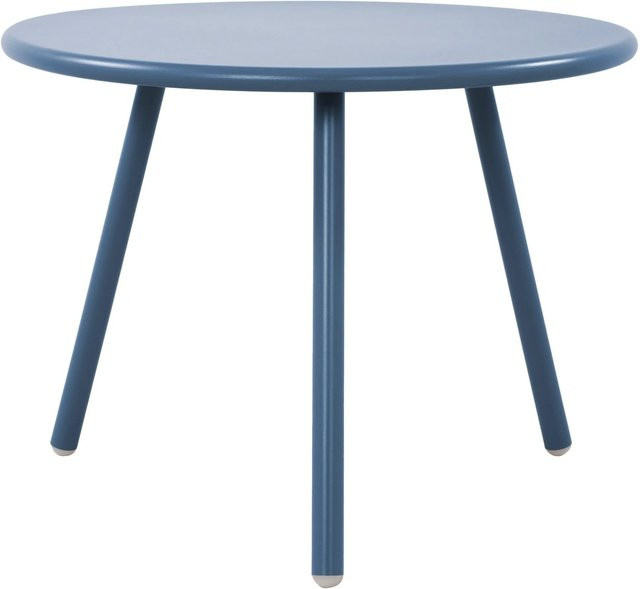 DELUKE Couchtisch NENIM rund aus Kunststoff in Blau, B/T/H: 60 x 60 x 45 cm - Bild 1