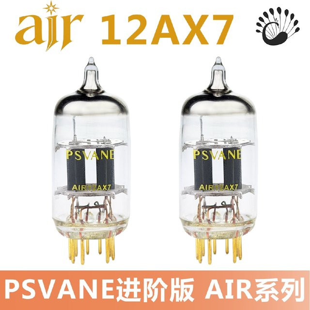 PSVANE Air 12AX7 Vakuumröhren Paar für HIFI Audio-Vorverstärker Ersatz für ECC83 7025 B759 in transparent - Bild 1