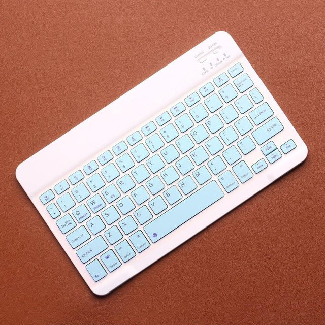 ZJM Mall Mini Bluetooth Tastatur mit 78 Tasten in Pink für Android, iOS, Windows, PC, iPad und Samsung oder Lenovo Tablets - Bild 1
