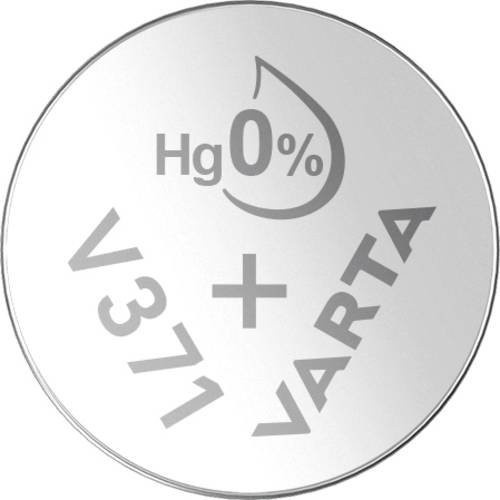 Varta Knopfzelle 371 Silberoxid Batterie 1.55V 30 mAh - Bild 1