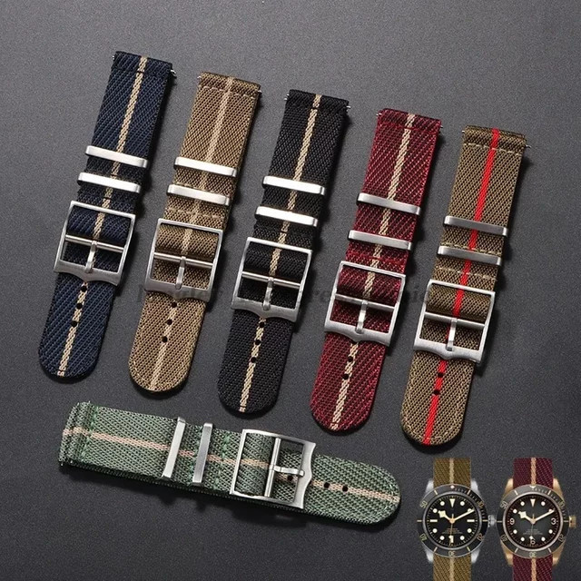 Uhrenarmband Nylon, Textil/NATO, Herren, 20 mm, 22 mm - Bild 1