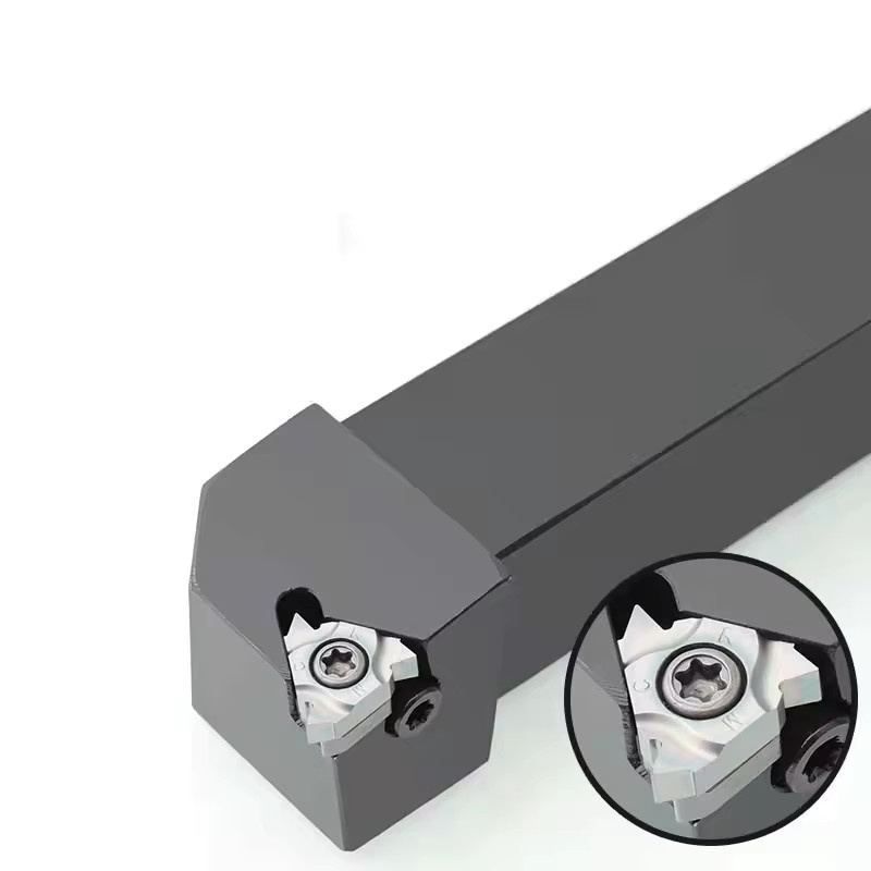 SER SEL Außengewindedrehwerkzeug CNC-Drehschneider in Schwarz - Bild 4