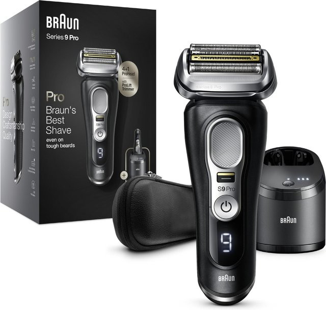 Braun System wet&dry Series 9 Rasierer, schwarz, Herren - Bild 1