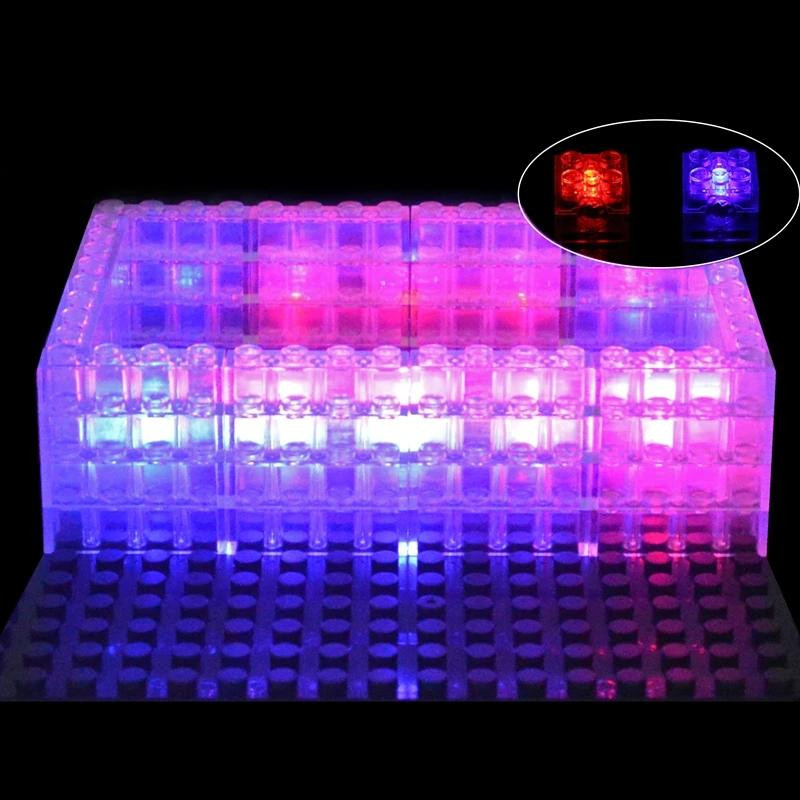 Yiran toy 5-teiliges Set LED Leuchtende Bunte Bausteine Zubehörteile - Bild 2