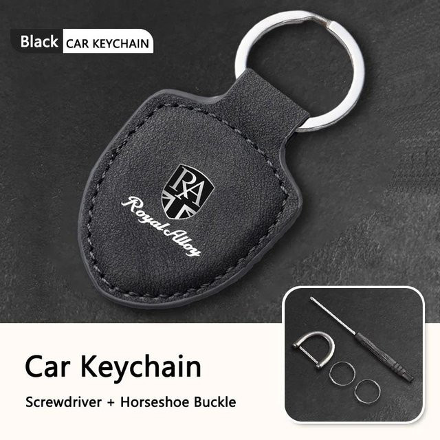 Motorrad Schlüsselanhänger Royal Enfield, schwarz, Unisex - Bild 1