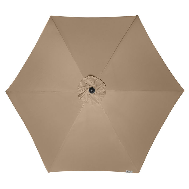 Doppler Sonnenschirm Mittelmastschirm Active Auto Tilt 320 in Greige mit Ø 320 cm - Bild 3