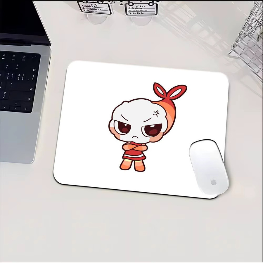 Mauspad Moetch Ich liebe Shrimpo Meme Rutschfeste Schreibtischunterlage für Tastatur und Laptop - Bild 5