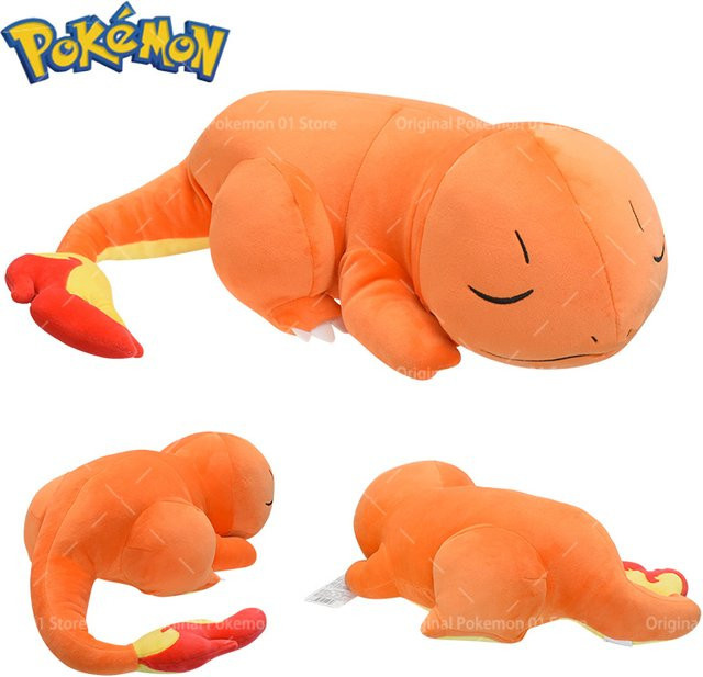 Pokémon Charmander Plüsch-Schlafkissen, Stofftier - Bild 1