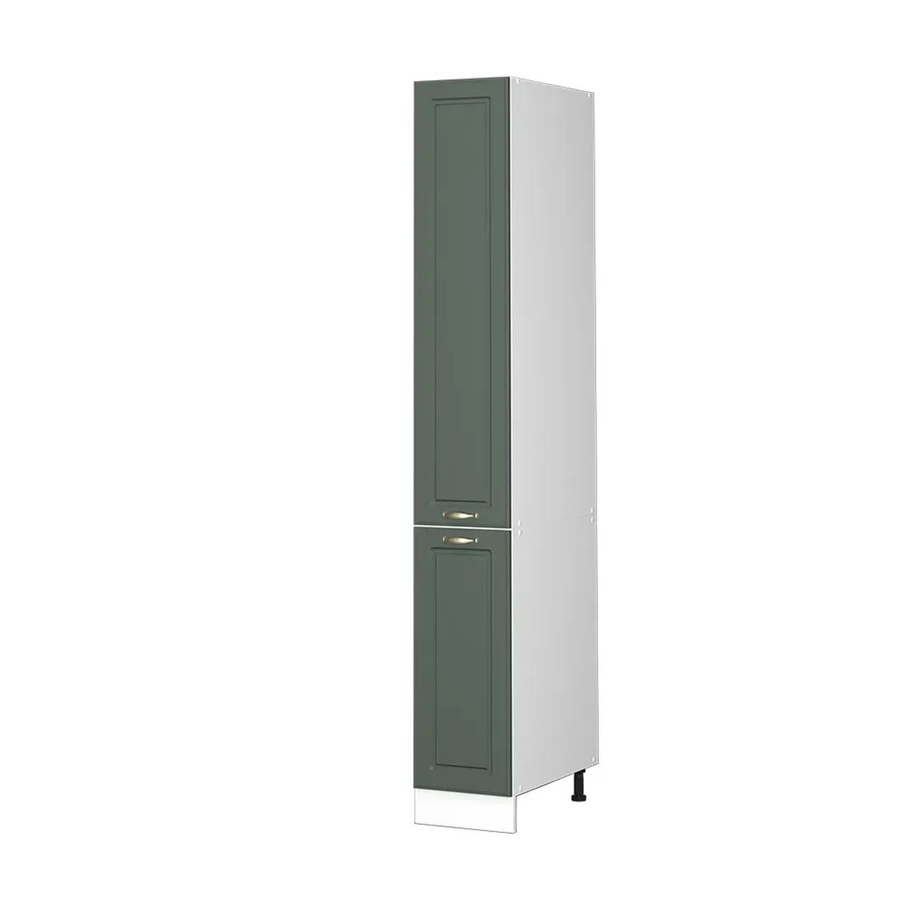Vicco Badschrank Fame-Line Landhaus Stil in Grün-Gold-Weiß mit Soft-Close-Türen, B: 30 cm, H: 207 cm - Bild 2