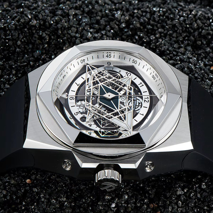 REEF TIGER Armbanduhr, Automatik, Edelstahl, Schwarz, Kautschuk, Herren - Bild 2