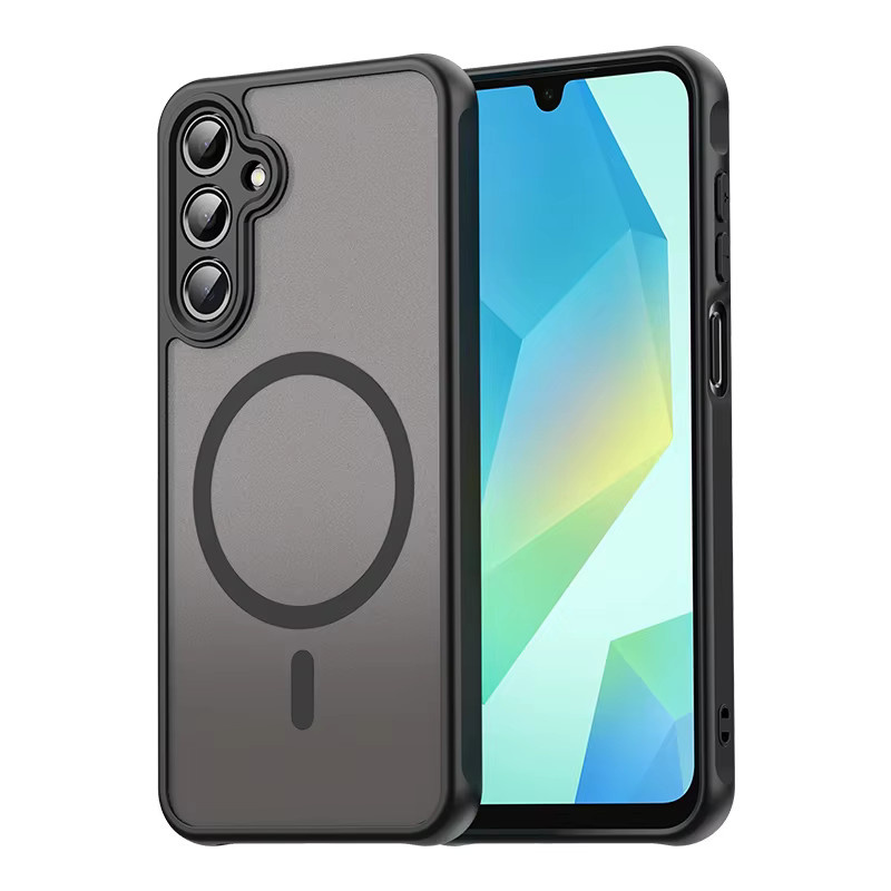 Stoßfeste Magnetische Luxus-Rüstung Handyhülle für Samsung Galaxy A17 5G A16 4G F17 5G A07 M07 F07 5G, Wireless Charging kompatibel, Transparent Pink - Bild 6