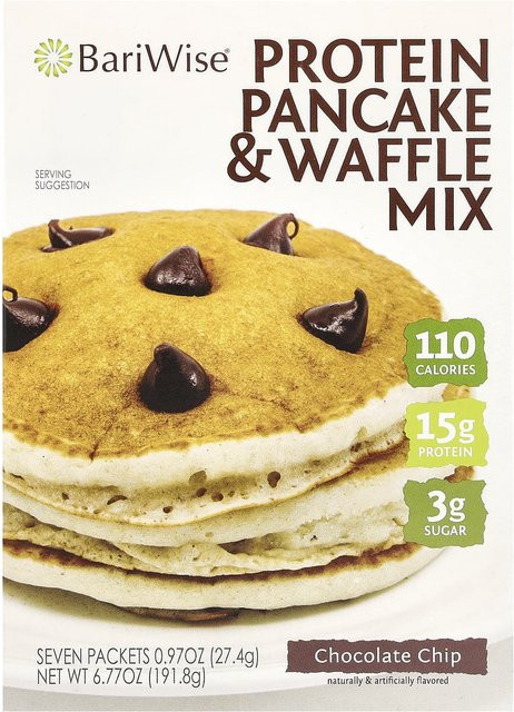 BariWise Protein Pfannkuchen- & Waffelmischung Schokoladenstückchen 7 x 23 g - Bild 1