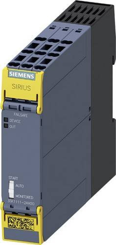 Siemens Sicherheitsschaltgerät 3SK1111-2AW20 in Grau mit 110 V/AC, 240 V/AC, 110 V/DC, 230 V/DC - Bild 1