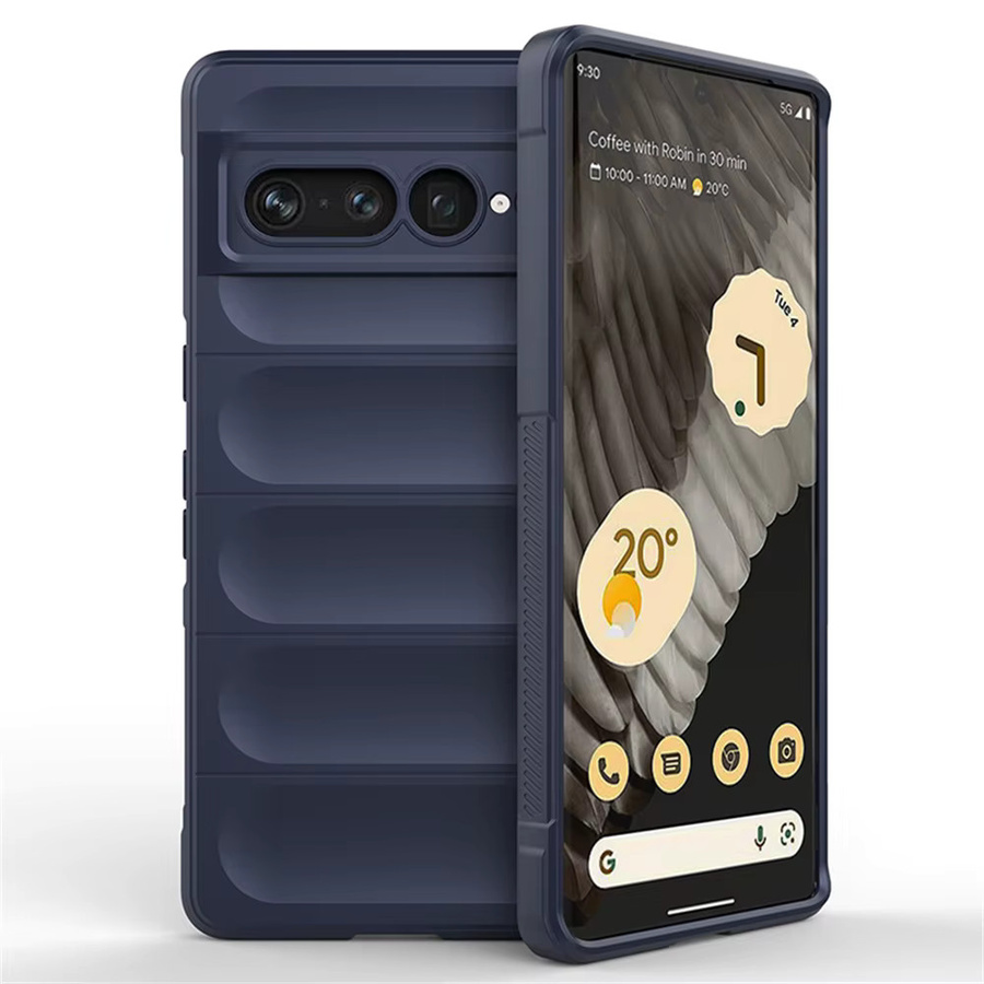Stoßfeste Silikon Handyhülle mit weichem Hautgefühl für Google Pixel 10, 9, 8, 7 Pro XL und A-Modelle in Weiß - Bild 5