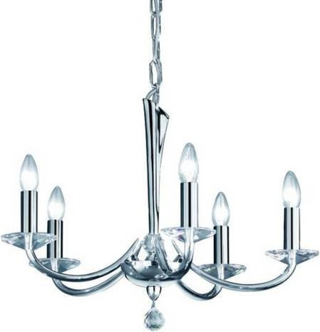 Brumberg Pendelleuchte Chrom mit E14 Glühlampe - Bild 1