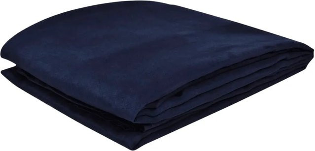 vidaXL Sofaüberwurf Tagesdecke aus Microfaser in Marineblau B/T: 270 x 350 cm - Bild 1