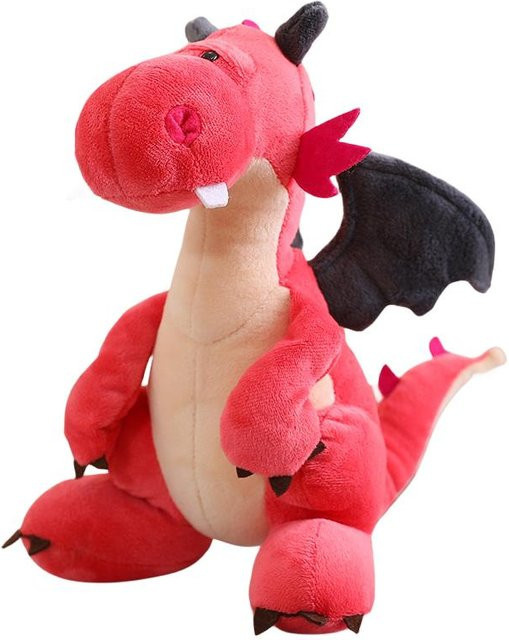 Linyi toy Flugsaurier Dinosaurier Plüschtier, Rosa, Grün, Rot - Bild 1