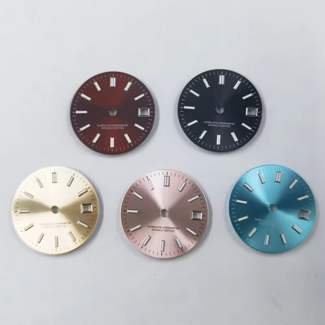 Neiton Zifferblatt, 29 mm, Schwarz, Rot, Blau, Rosa, Gelb, Unisex - Bild 1