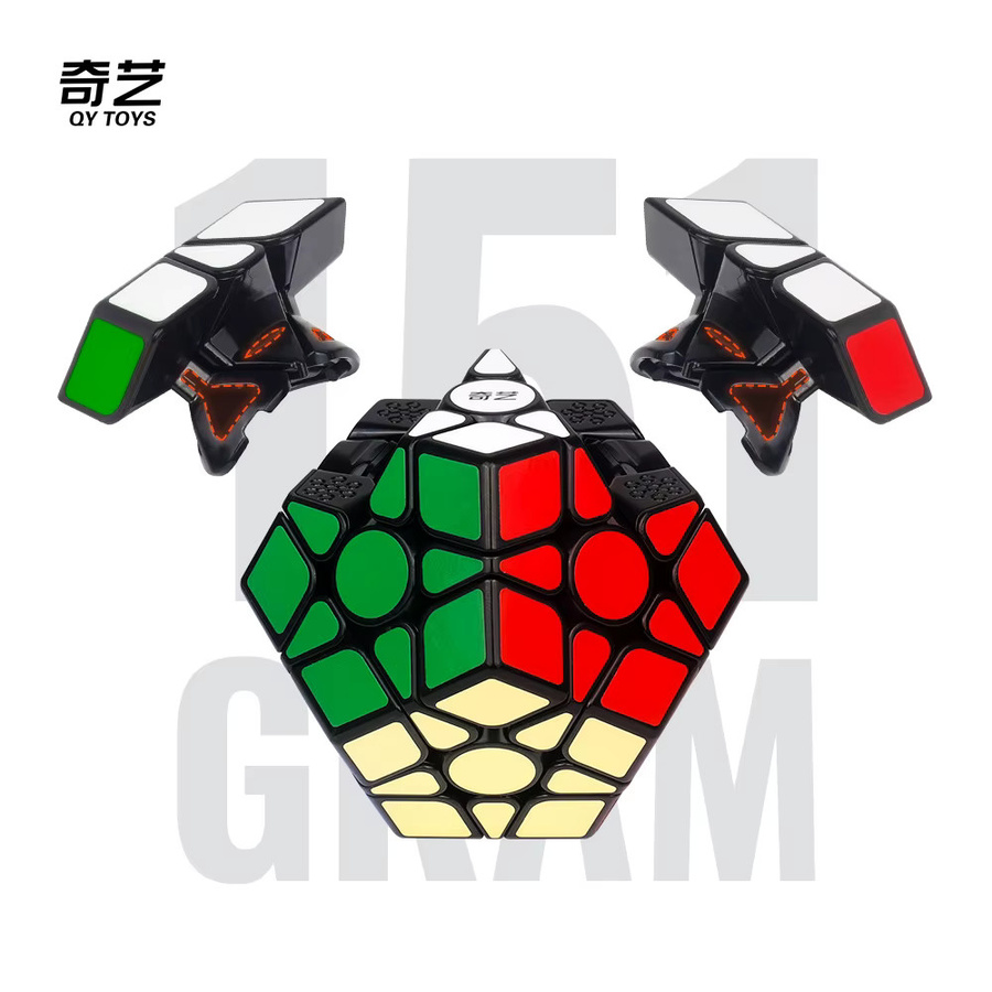 QIYI Megaminxeds Würfel, 3x3, Stickerless, Puzzle, Lernspielzeug - Bild 3