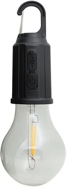 TOMTOP JMS T01 Multifunktions-Campinglicht LED, wiederaufladbare tragbare Außenumgebungsleuchte in Schwarz mit 3 einstellbaren Modi und Retro-Design - Bild 1