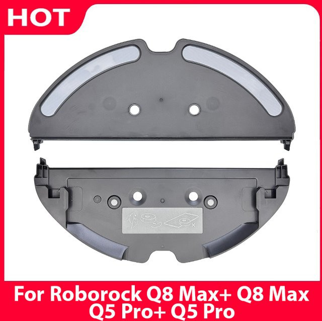 Roborock A74G-Mop Halterung Ersatzteile in Schwarz für Q8 Max+ und Q8 Max Roboterstaubsauger Zubehör - Bild 1