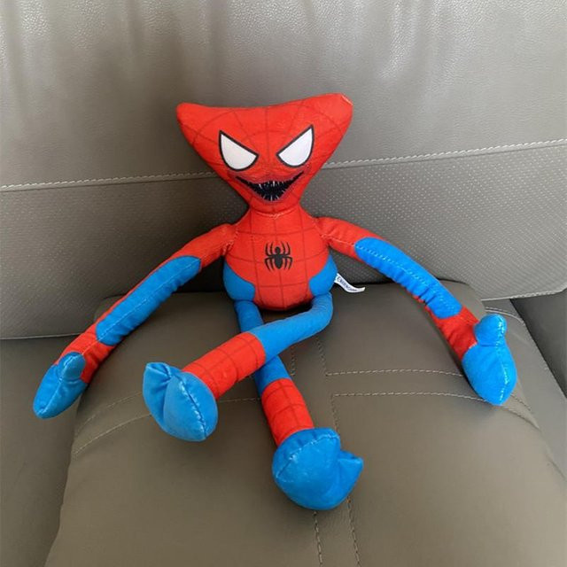 Huggy Wuggy Plüschtier, Poppy Playtime, Gelb, Rot, 40cm - Bild 1