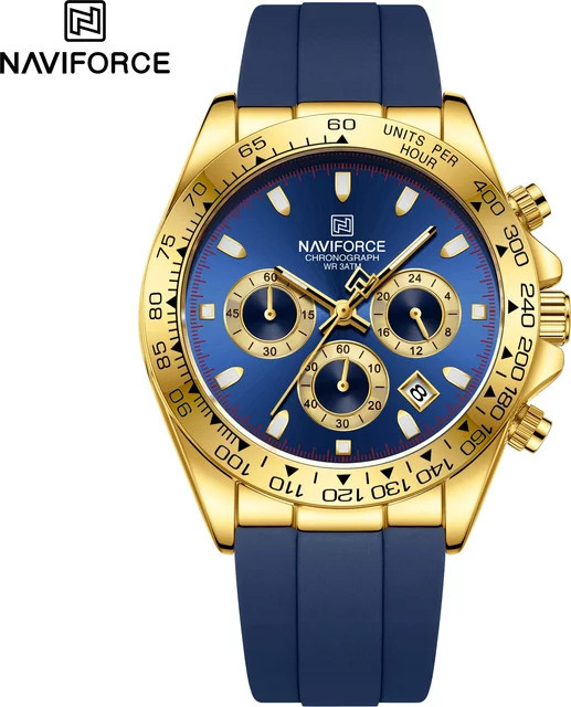 NAVIFORCE Chronograph, Quarz, Silikon, Herren - Bild 1