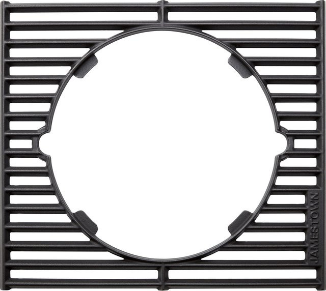 Gusseiserner Modular-Grillrost eckig in Schwarz für 3- und 4-Brenner-Gasgrills der Serie Knox - Bild 1