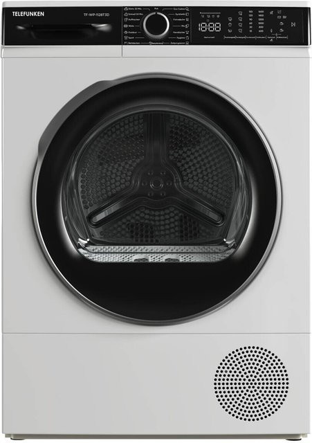 Telefunken Wärmepumpentrockner TF-WP-1128T3D weiß B/H/T: 59,6 x 84,5 x 60,9 cm - Bild 1