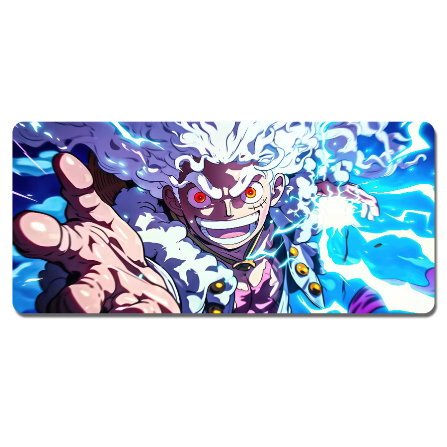 ONE PIECE Anime Luffy Gear 5 Mauspad, rutschfest und verdickt mit Lockedge, multicolour, großes Gaming-Mauspad für deinen Schreibtisch - Bild 7