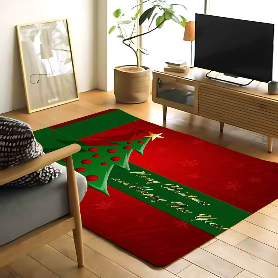 52TOYS Weihnachten Fußmatte, saugfähige und schmutzabweisende Bodenmatte für Badezimmer, Küche oder Eingangsbereich, mehrfarbig, B/T: 60 x 40 cm - Bild 2