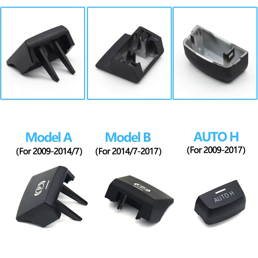 TNAI Abdeckung für die Auto Handbremse und Feststellbremse P-Taste in Schwarz für BMW M5 F01 F02 F07 F10 F11 F12 F15 F16 F25 F26 - Bild 4