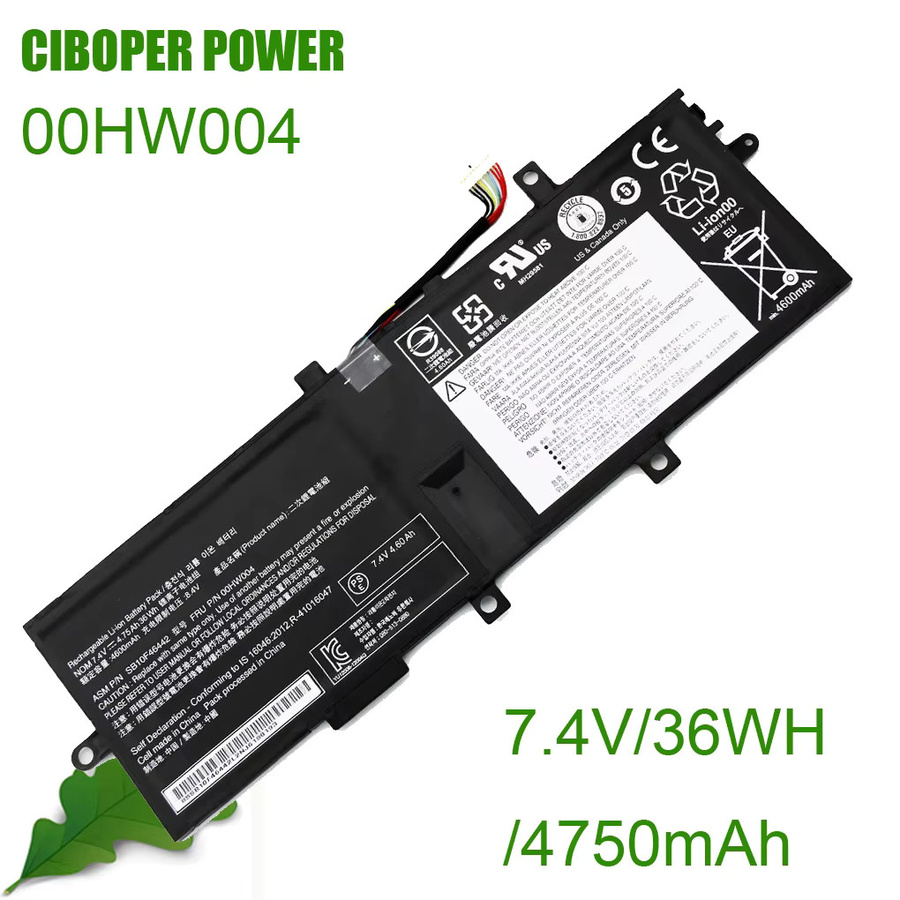 Ciboper Power Laptop-Akku Schwarz 36Wh für Lenovo Helix 2 und TP00065A 20CG 20CH Serie (SB10F46443 SB10F46448 SB10F46442 00HW004 00HW005 00HW010 00HW011) - Bild 2