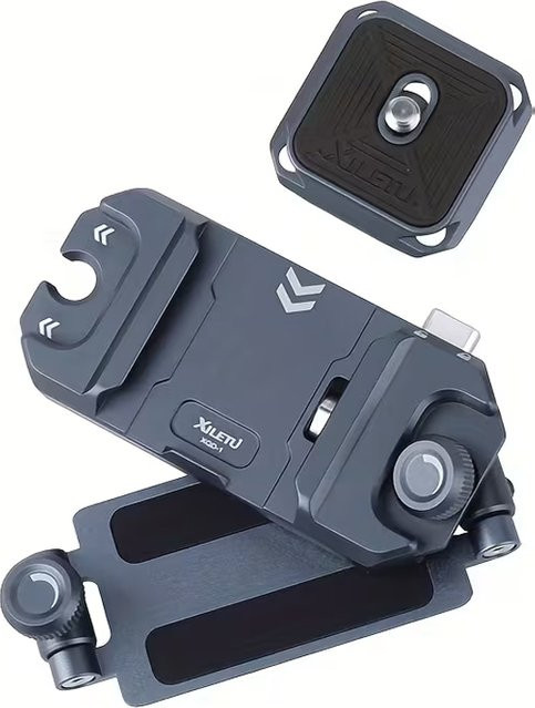 SZKOSTON Universelle DSLR Kamera Schnellwechselplatte und Klemme als Stativ- und Slider-Halterungsadapter - Bild 1