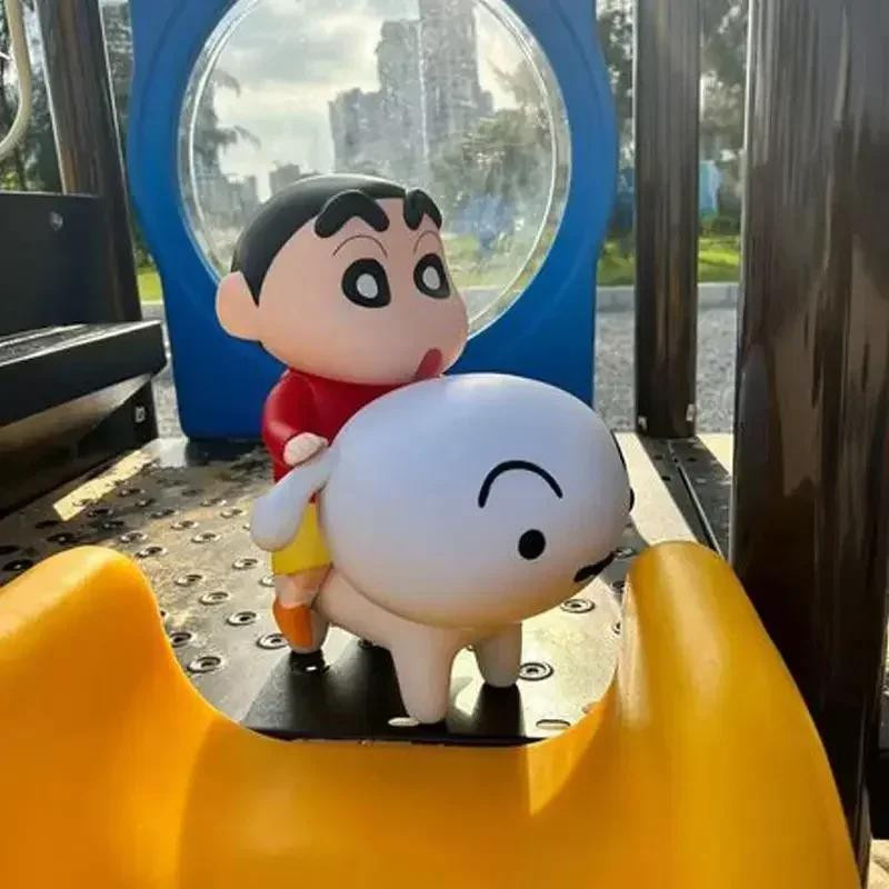 Fashnics Crayon Shin-Chan Actionfigur Reitet Nohara Shiro 8cm - Bild 5
