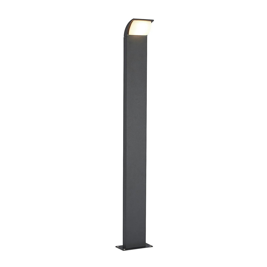 Lucande LED Außenleuchte Tinna Modern in Schwarz aus Aluminium, 1-flammig - Bild 2