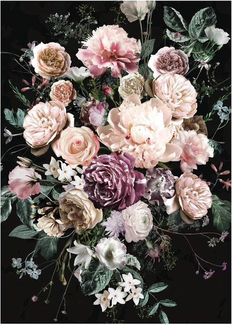 Komar Wandbild Charming Bouquet Paper Poster Multicolor B: 30 cm, H: 40 cm - Bild 1
